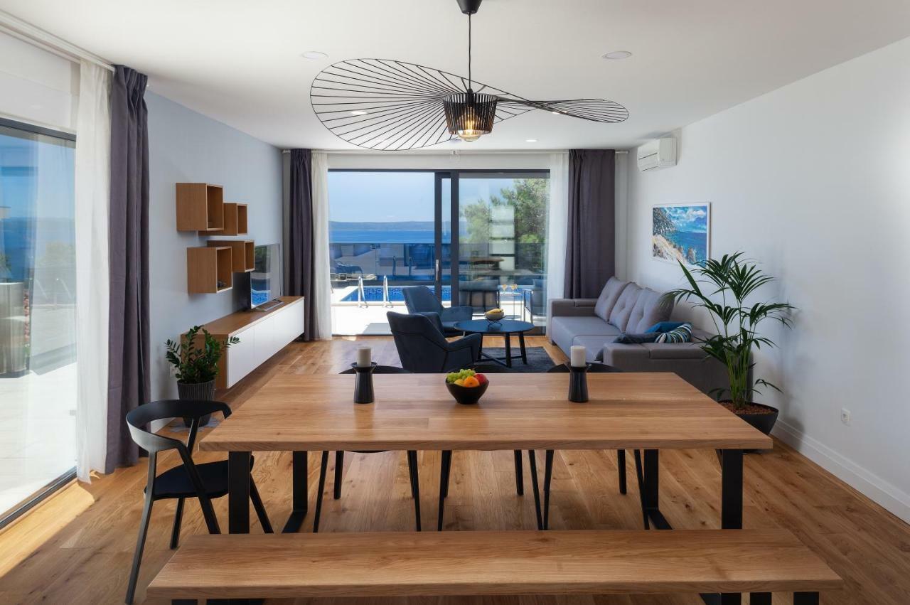Villa Mira With Fantastic Sea View ماكارسكا المظهر الخارجي الصورة