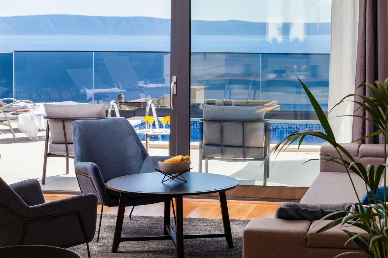 Villa Mira With Fantastic Sea View ماكارسكا المظهر الخارجي الصورة