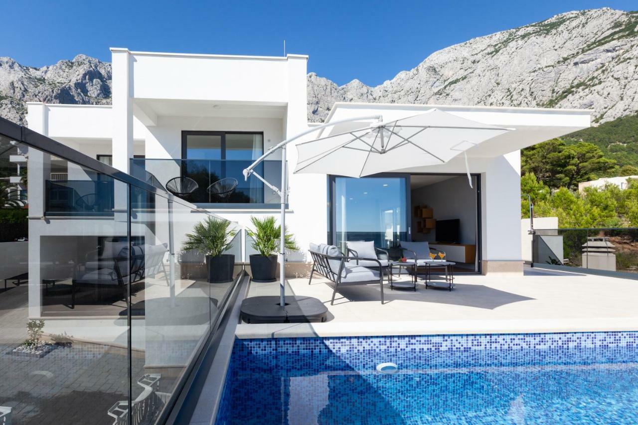 Villa Mira With Fantastic Sea View ماكارسكا المظهر الخارجي الصورة