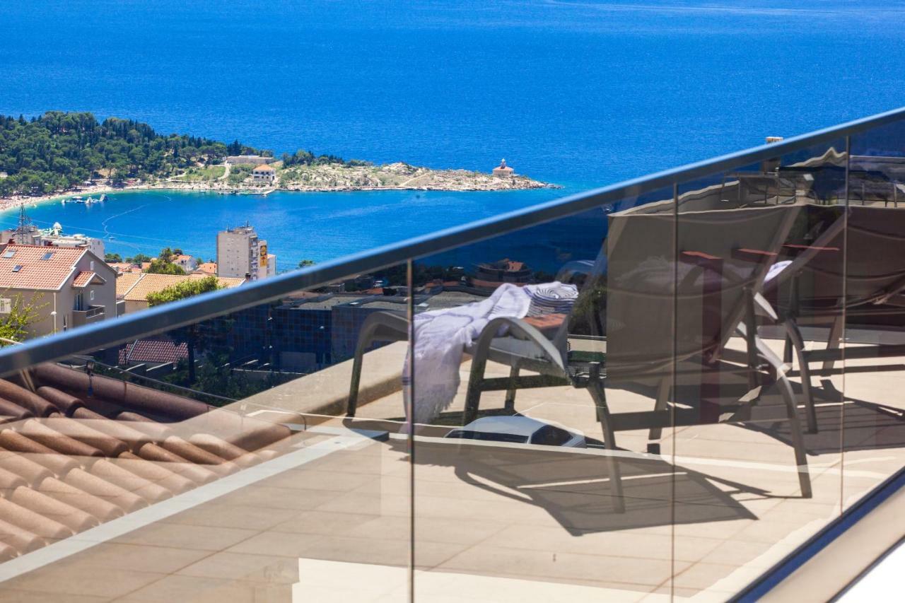 Villa Mira With Fantastic Sea View ماكارسكا المظهر الخارجي الصورة